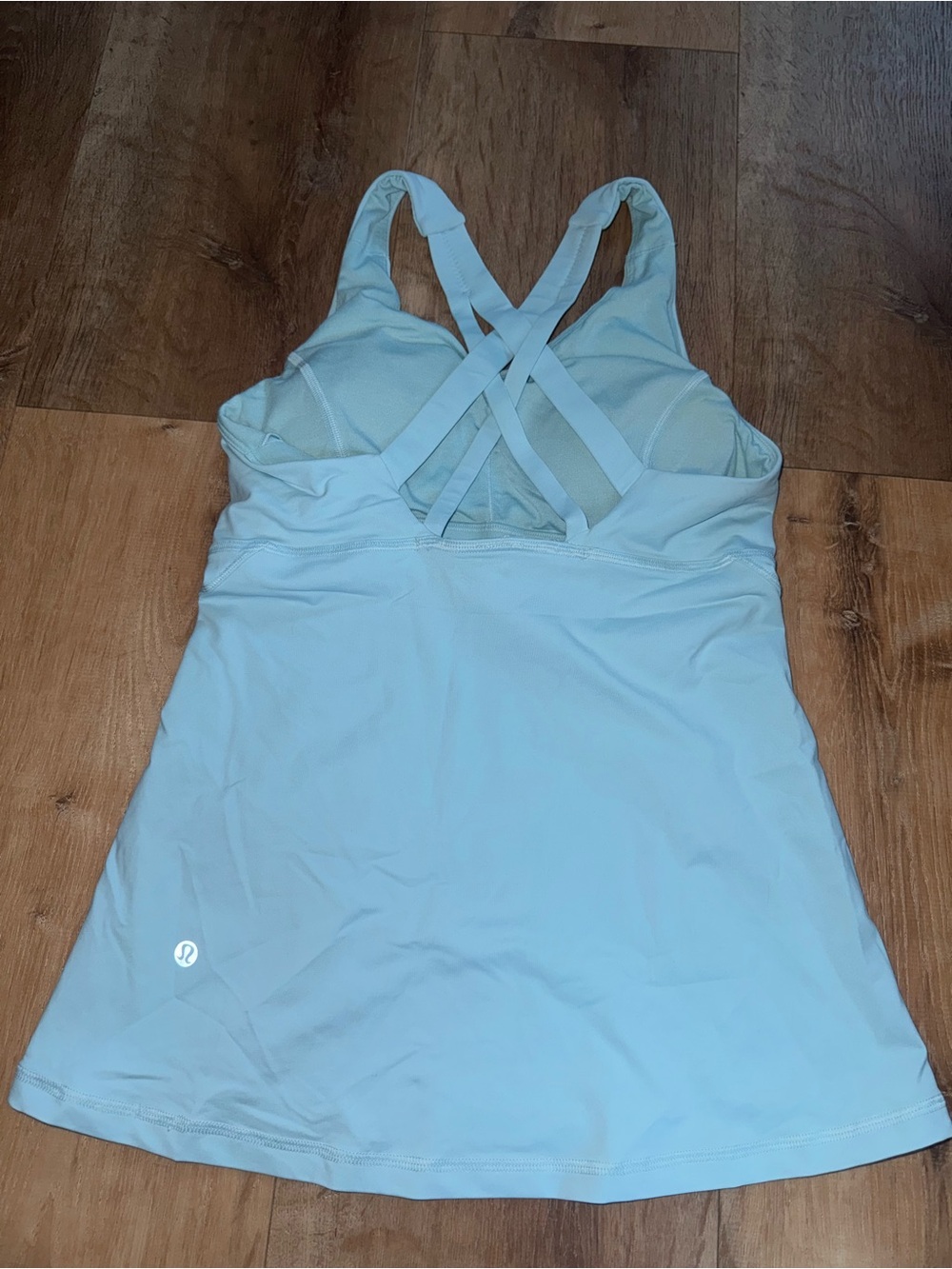 Lululemon Women’s Light Blue Tank Top - Sleek Activewear - Picture 2 of 3